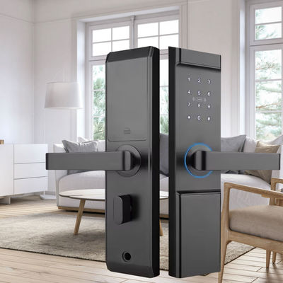 Fermeture numérique de porte noire TTlock 35 mm - 55 mm Fermeture numérique de porte d'hôtel
