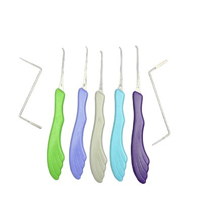 7pcs Practice Padlock Set mix color Lock Pick Set With Practice Lock