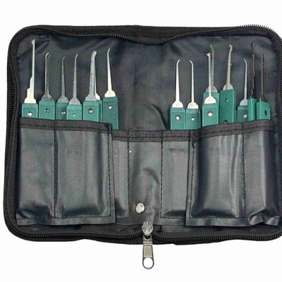 Stainless Steel Unlocking Tool Kit 38pcs Lock Pick Training Kit Single Hook